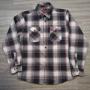Dixxon Flannel Company Men's Medium The Boss Kindig-It Plaid Flannel Shirt Red